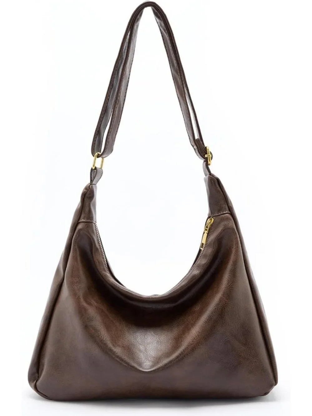 Stylish Slouchy Hobo Bag for Women - Versatile Shoulder Tote & Crossbody Purse